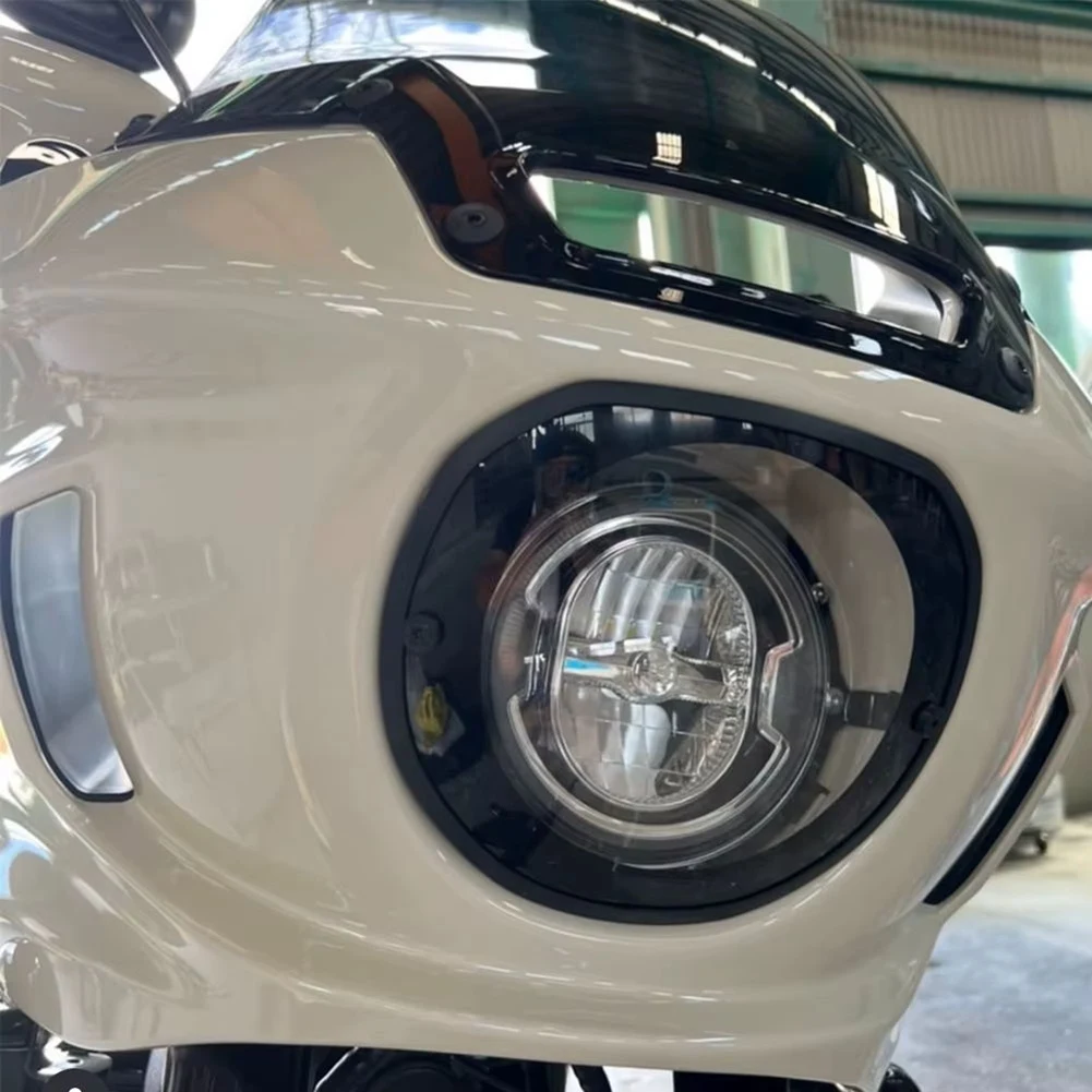 

Y79A_мотоциклетная дополнительная защита фар для Harley Softail Low Rider ST El Diablo FXRST FXLRST серая