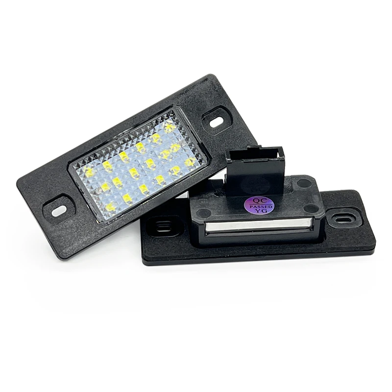 2Pcs LED License Plate Light For VW Tiguan 07-11 Touareg 02-10 Passat B5.5 Bora Porsche Cayenne 955/957 Number Plate Lamp - Image 2