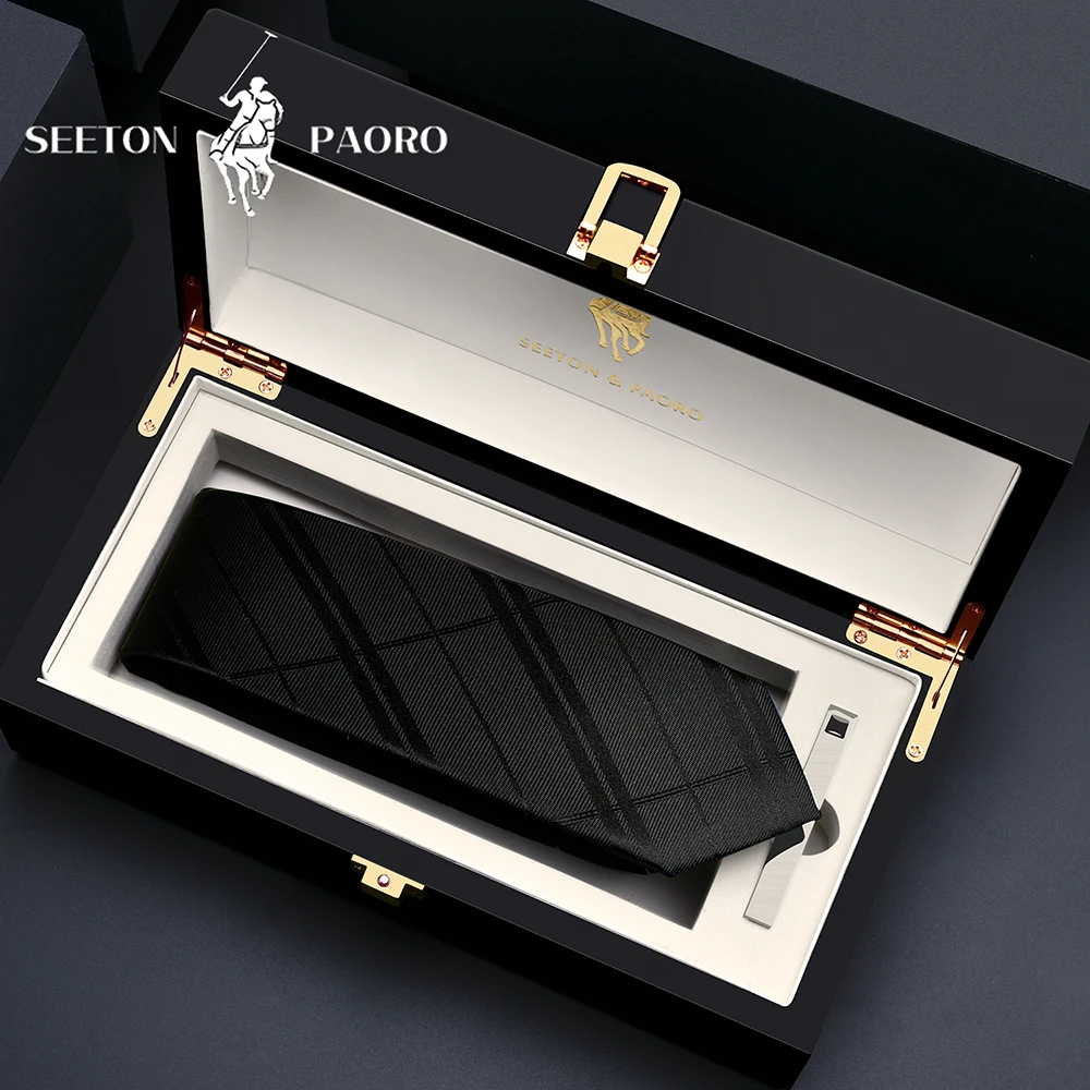 corbata-seeton-paul-para-hombre-hecha-a-mano-formal-para-boda-negra-de-alta-gama-con-caja-de-regalo-estilo-con-cierre