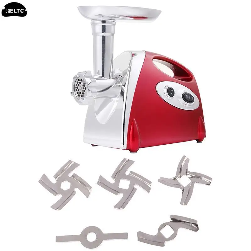 Meat Grinder Accessories Meat Grinder Knife Net Blade Cutter Plate Sausage Machine Accessor SUS420 Cross Knife Minced Meat Blade