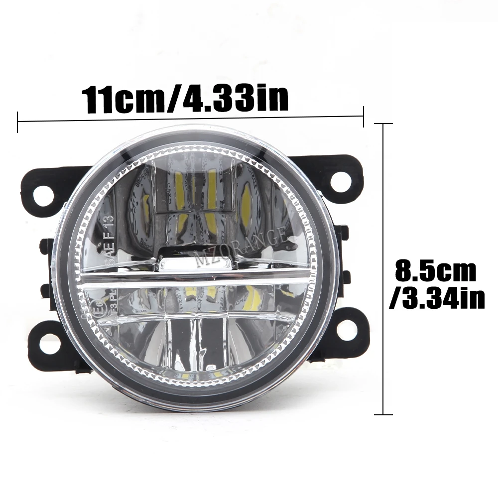 2pcs LED Fog Lights For Peugeot 107 207 307 407 607 308 408 2008 3008 4008 5008 4007 Traveller Bipper Tepee Fog Lamp Fog Light