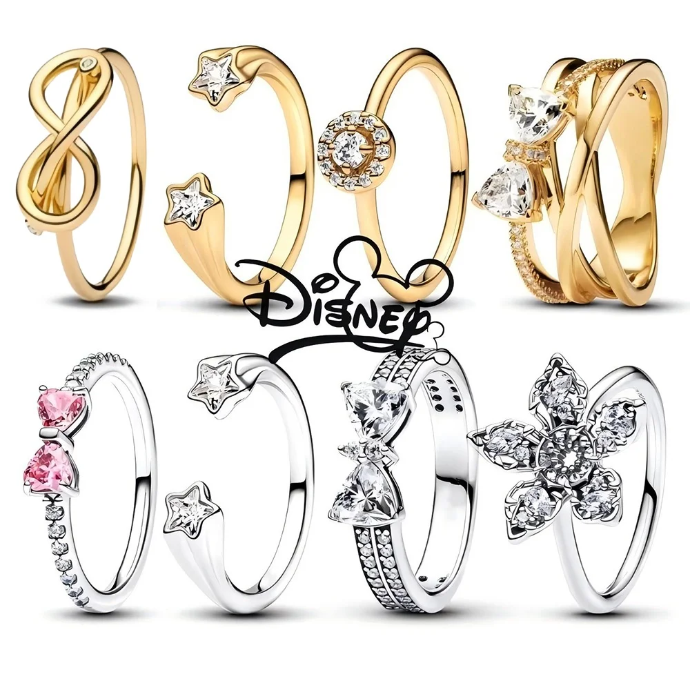 2025 nuevos anillos chapados en plata 925 para mujer anillo de la serie Stranger Things, boda se adapta al regalo DIY Original para mujeres, 2025 nuevo