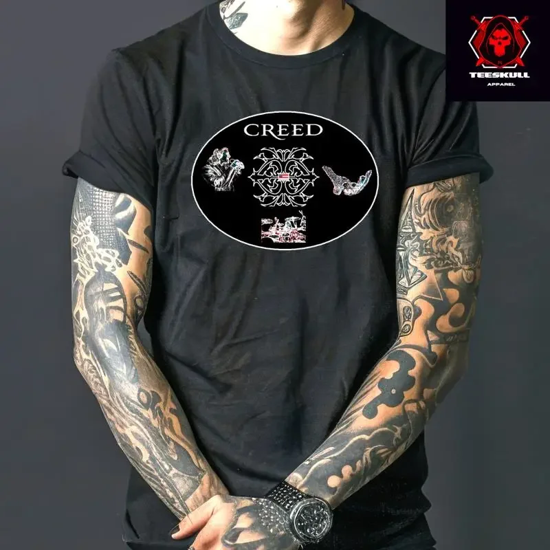 Creed Alternative 90s Rock Band Tee Unisex Heavy Cotton T-SHIRT S-3XL