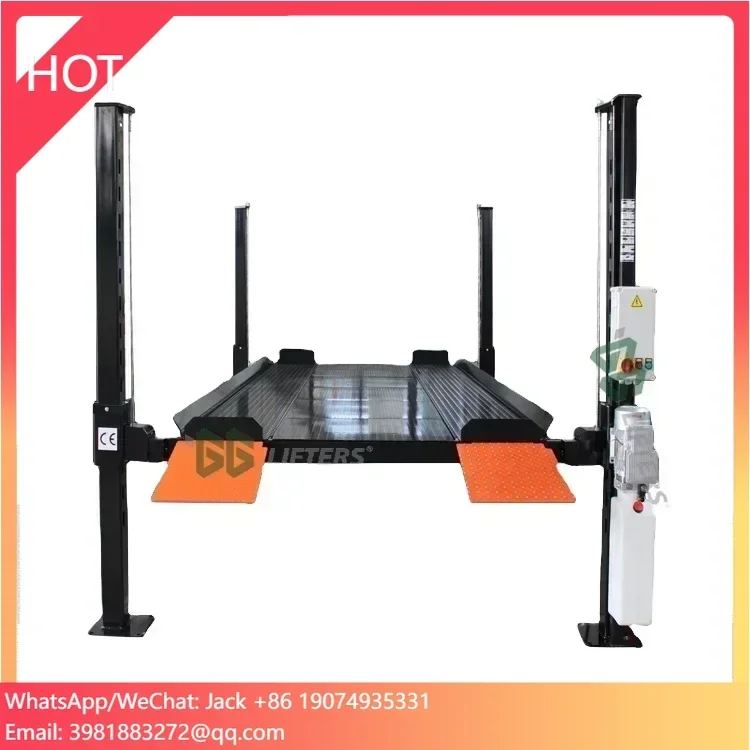 New Arrival Modern Four Post Automated Elevator Parking System, Vertical Triple-Stacker Car Parking Lifts Parking Equipment