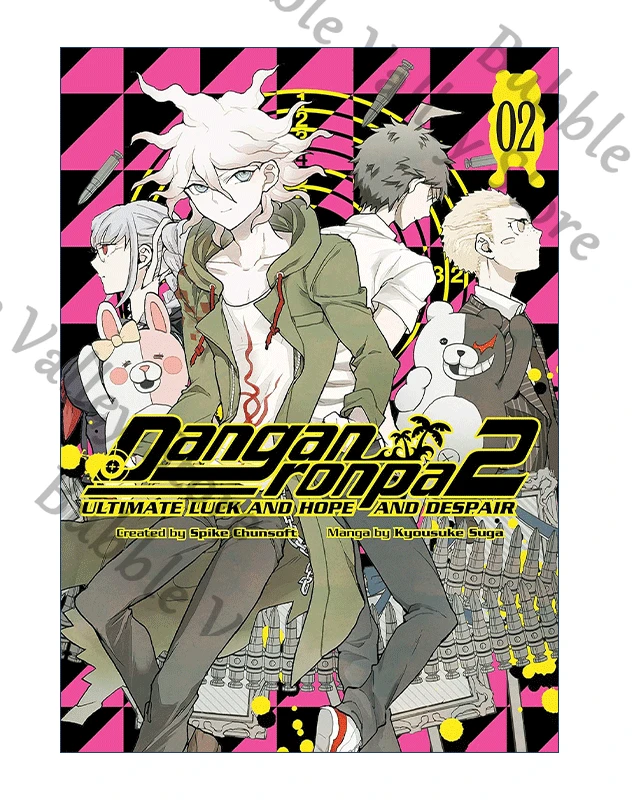 

Anime Danganronpa Nagito Komaeda Hinata Hajime Cosplay English Original Edition Comic Book Cartoon Books Caricature Story-book