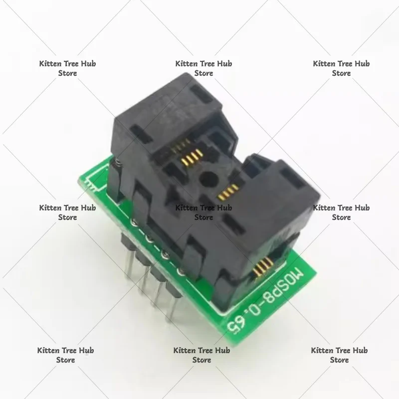 High-Quality MSOP8 to DIP8 Converter Socket MSOP8 Test Socket Burner Socket Gold-Plated Adapter