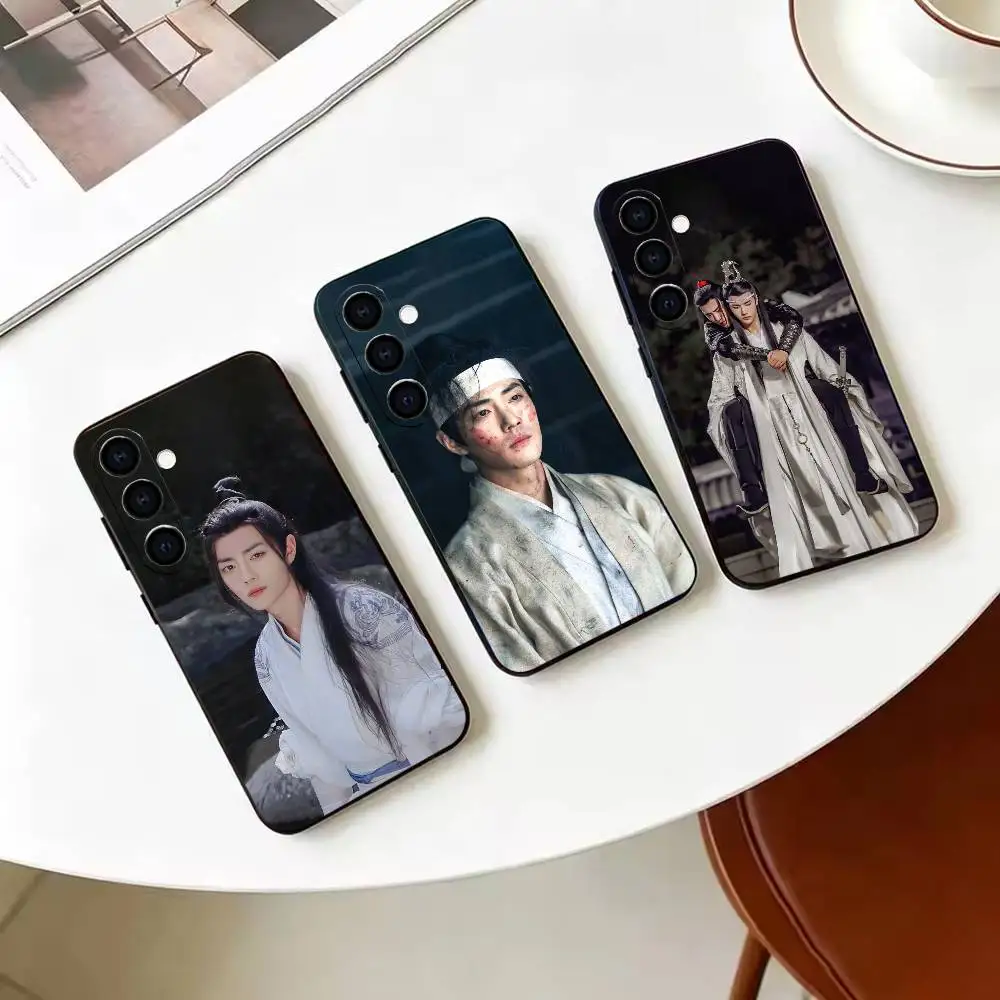 Singer-Xiao Zhan DAYTOY  Black Soft Silicone Phone Case For Samsung Galaxy A70 A71 A72 A73 A51 A52 A53 & Other Related Models