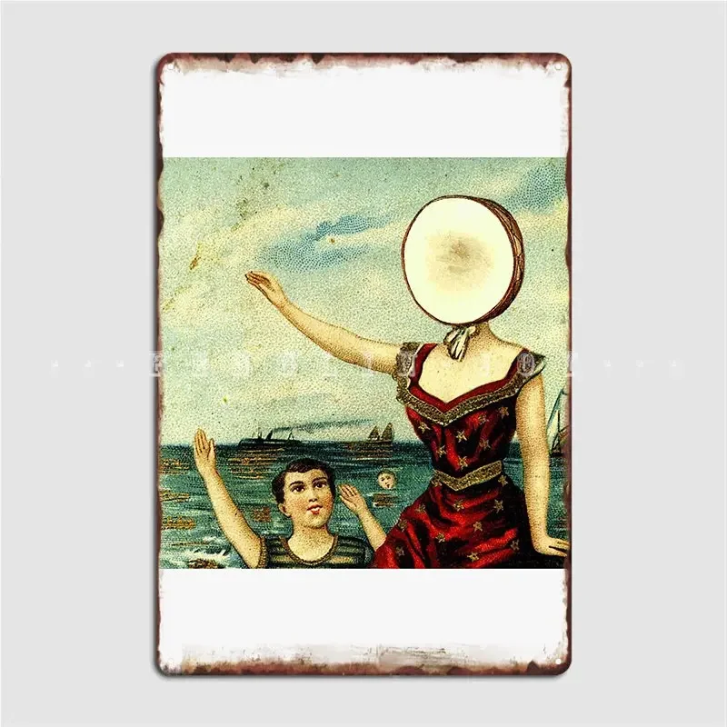 In The Aeroplane Poster Metal Plaque Wall Pub Party Designing Wall Decor Tin Sign Poster