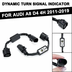 2 pz modulo Add-on cablaggio indicatore di direzione dinamico LED fanale posteriore fanale posteriore sinistro e destro per Audi A8 D4 4H 2011-2019