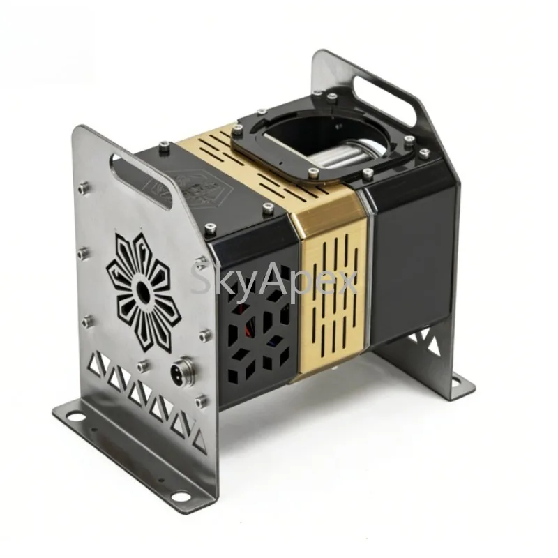 Portable Adjustable Firewood Stove Induced Draft Fan Outdoor Camping Tent Fireplace Smoking Ventilator Low Noise High Efficiency