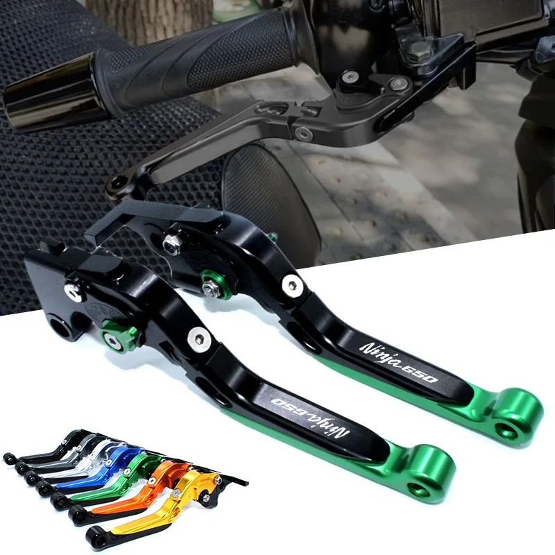 

Fit For NINJA650 Brake Lever NiNJA 650 Handle Folding Extendable Brake Clutch Levers for Ninja650 2017-2023 Hand Brake Lever