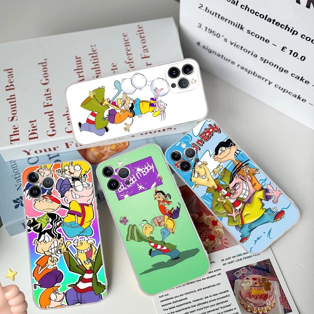 Ed E-Edd N Eddy Phone Case for iPhone 16 15 8 7 6 6S Plus X SE XR XS 14 11 12 13 Mini Pro Max Mobile Case