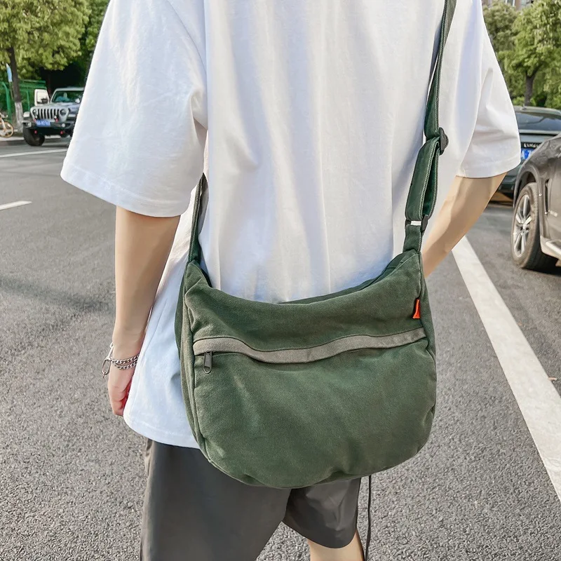 

2023 Fashion Big Space Size Designer Brands Girls Women Crossbody Bags Canvas Students With Large Pockets Zipper For Shopping