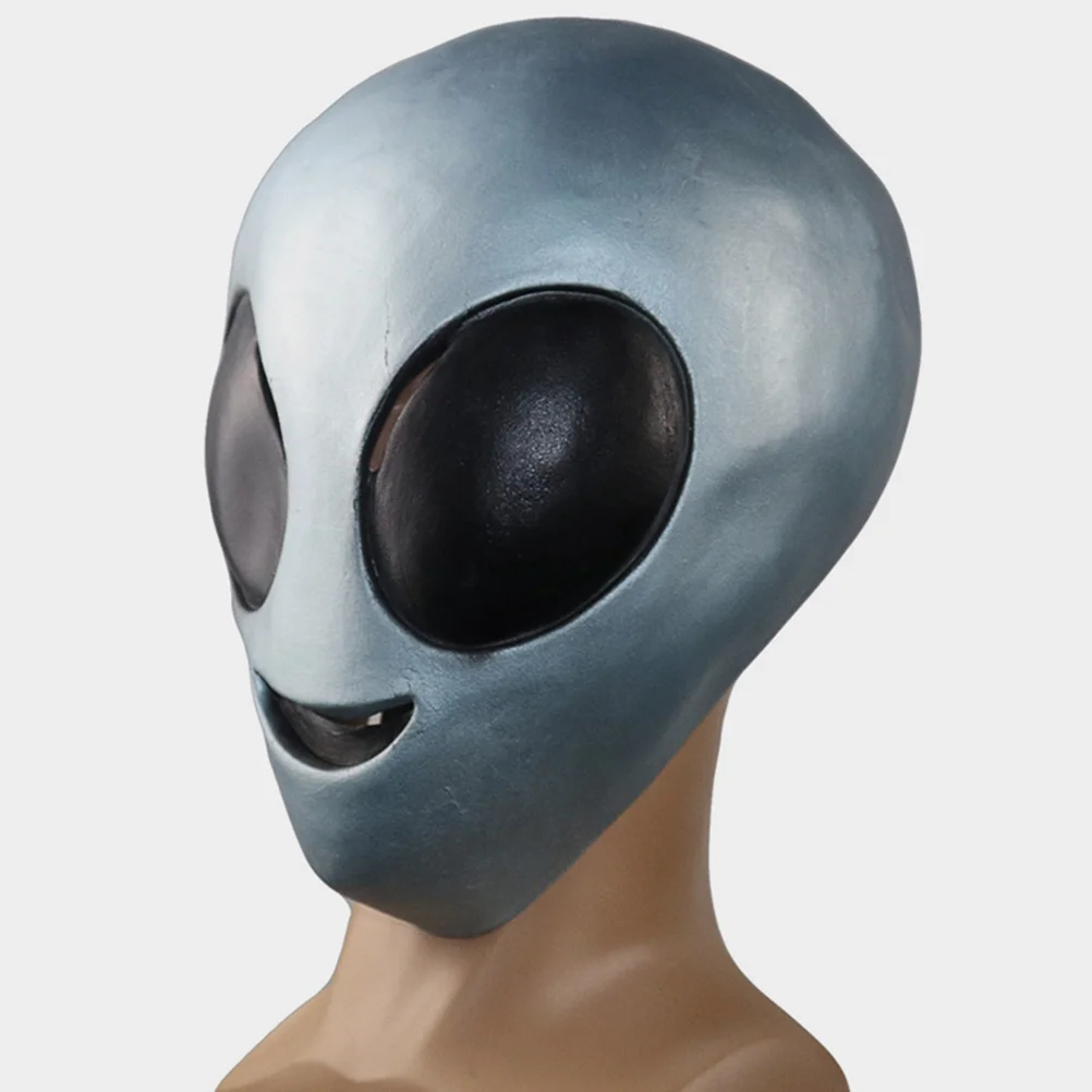 Halloween alienígena traje cosplay inflável decorar capa decorativa horror emulsão homem máscaras para adultos