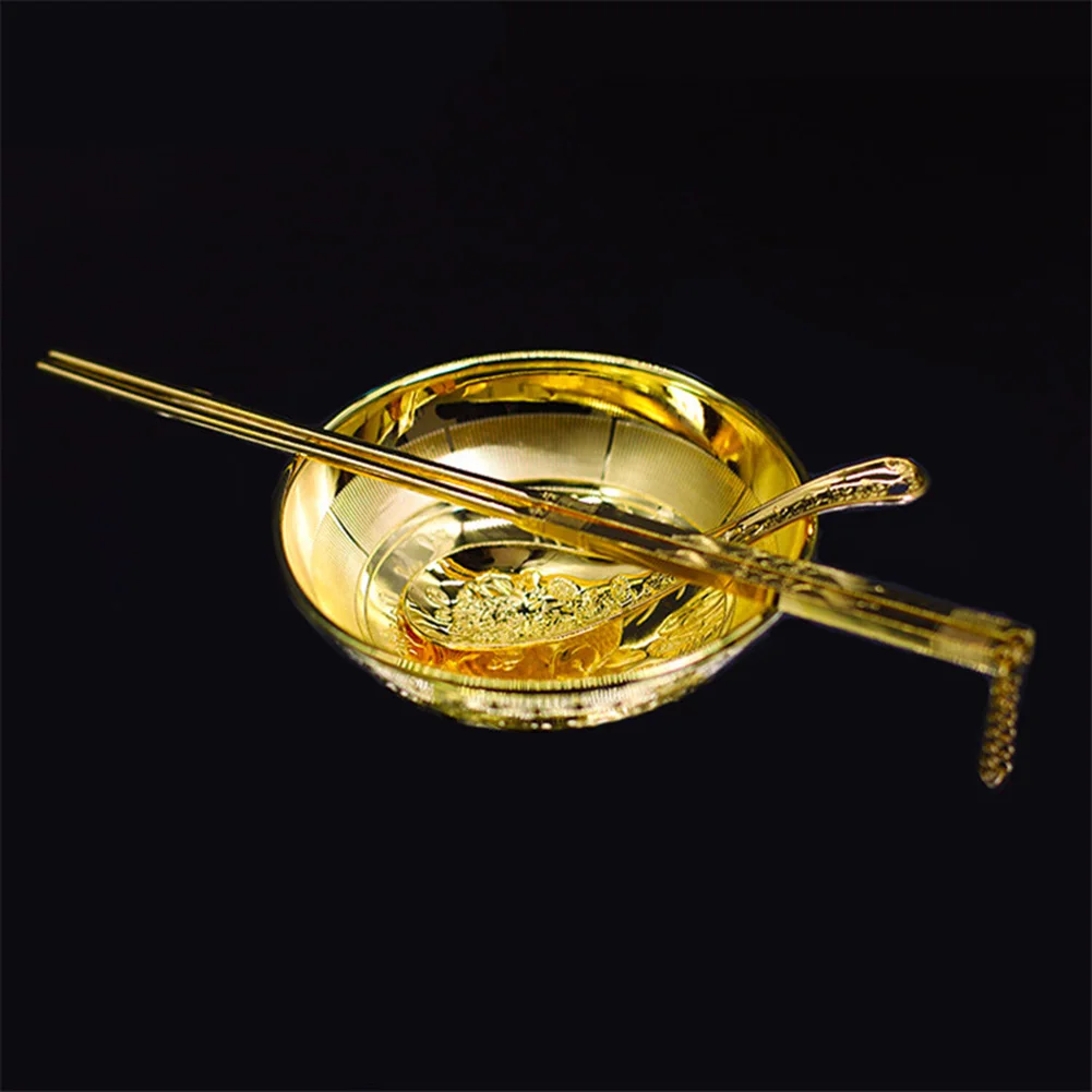 J1UL1N Golden Bowl Three-Piece Set Every Year There Is More Than Printed Golden Bowl Souvenirs Pisces Momofuku Three-Piece Set