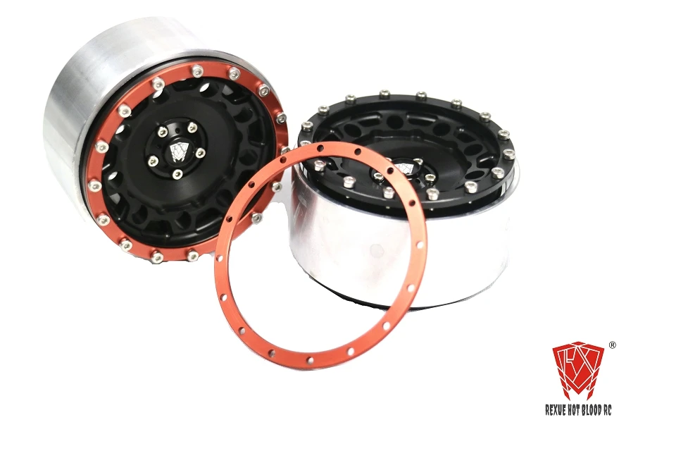 محور عجلة معدني 2.2 بوصة لسيارة 1/10 Rc محاكاة التسلق بجهاز التحكم عن بعد Trx4 TRX-6 Rc4wd Scx10 90046 Jimny Cfx Vs4