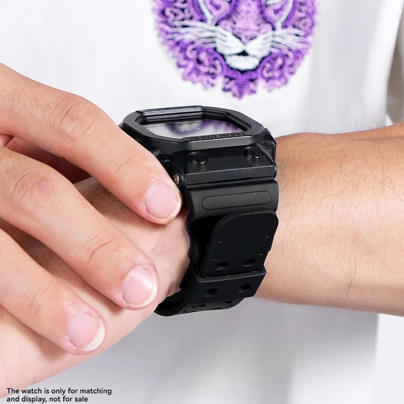 per casio G-SHOCK braccialetto sportivo a blocchi grandi serie GXW-56 GX-56BB orologio in silicone con resina modificata con accessori per uomo