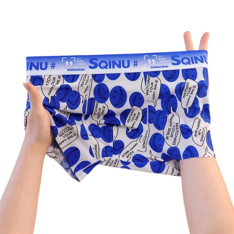 

Boxershorts Sexy Mens Underwear U Pouch Ice Silk Breathable Summer Boys Swim Briefs Panties Soft Men Boxers Shorts Трусы Мужские