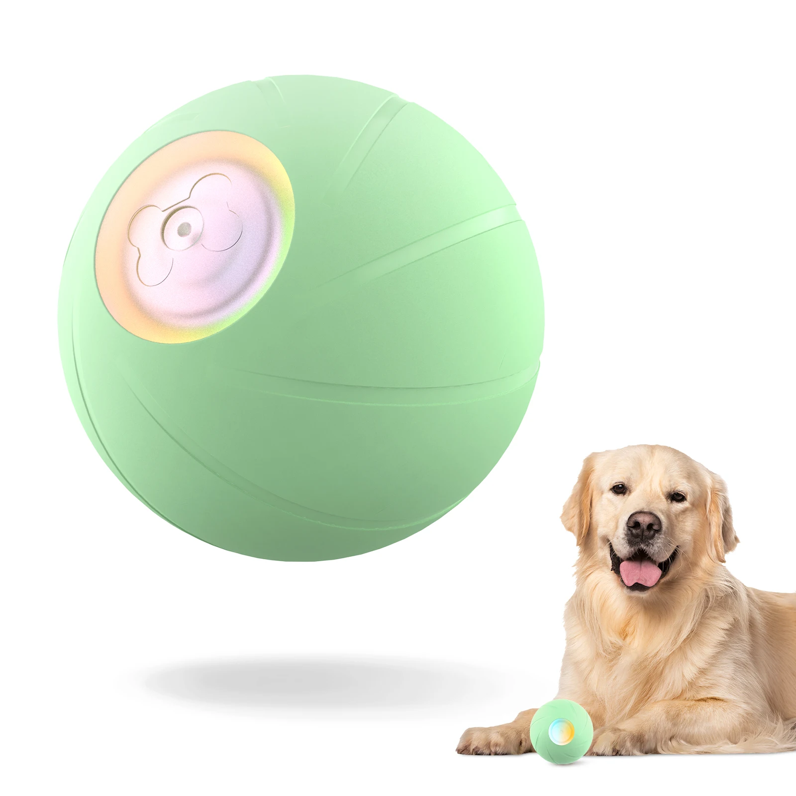 

Cheerble Rechargeable Dog Playing Ball Enhanced Natural Rubber Multi-Mode Interactive Modern Funny Plastic Sustainable Fashion