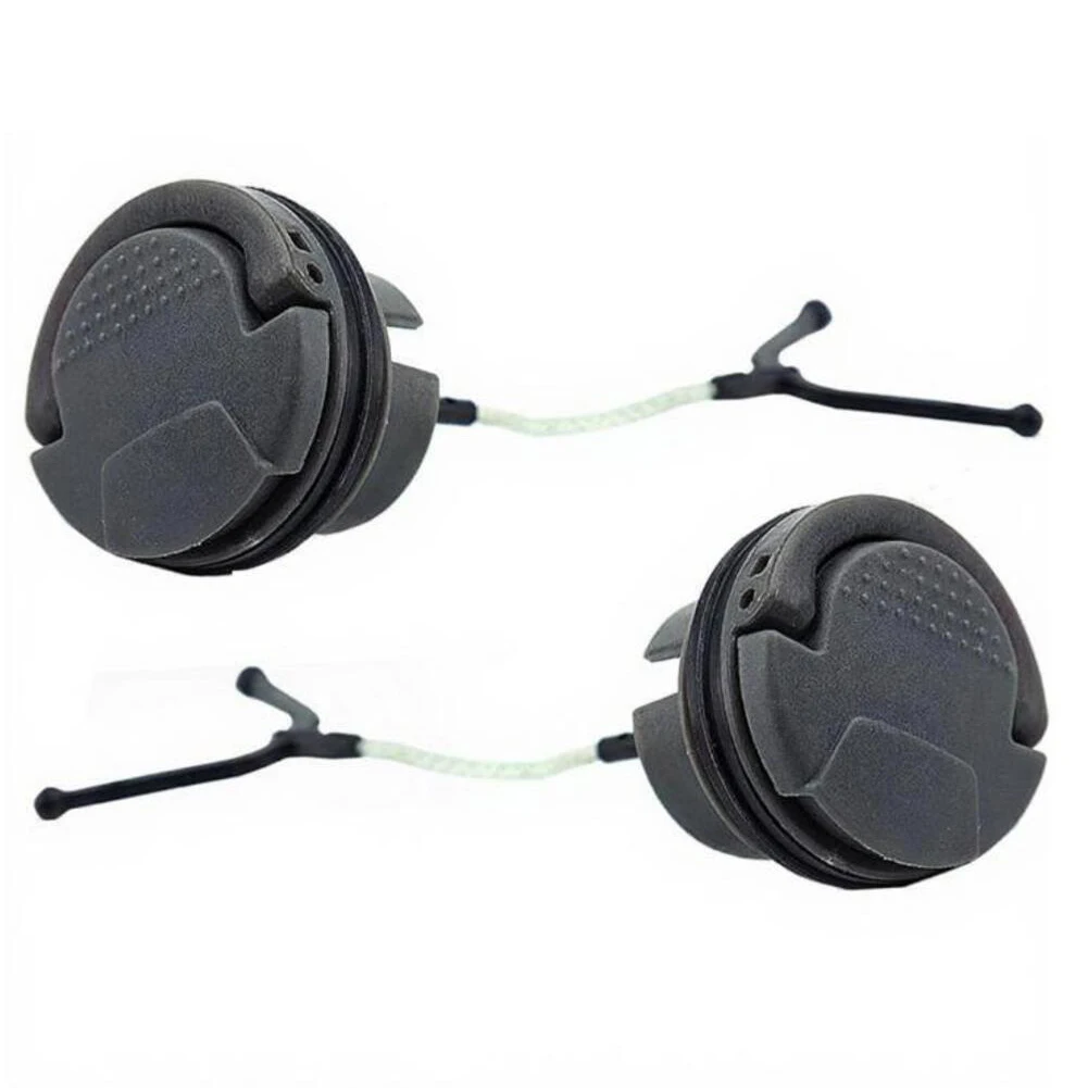Chainsaw Accessories Fuel Cap Kit Comprehensive Replacement Flip-up Design Chainsaw Fuel Tank Covers Oil Lid As Shown