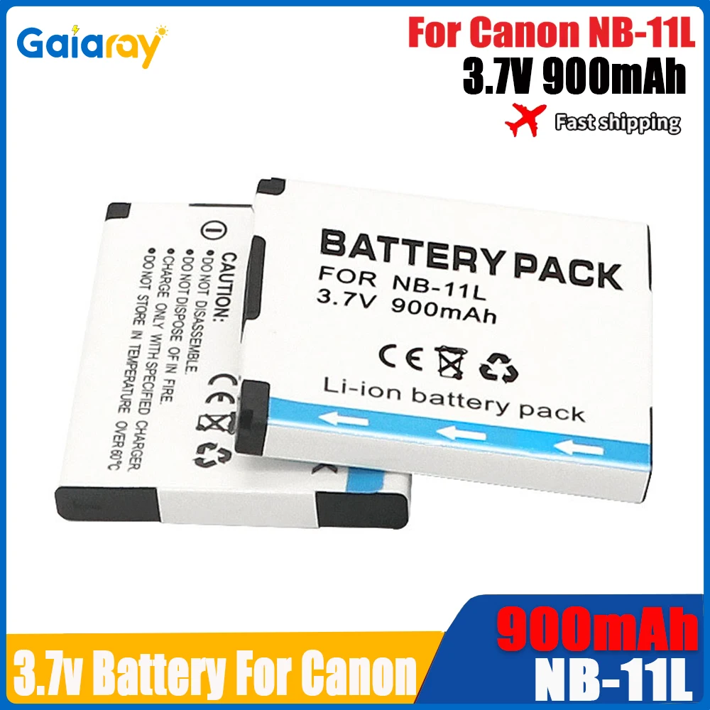 Аккумуляторная батарея NB-11L NB11L NB 11L NB-11LH 900 мАч для Canon PowerShot A2300, A2400 IS, A2500, A2600, A3400 IS, A3500 IS