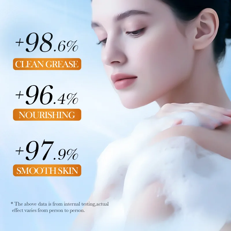 صابون عطري بزيت جوز الهند المغذي من SADOER يحتوي على شبكة رغوية 100 جرام، صابون تقشير الجسم #3