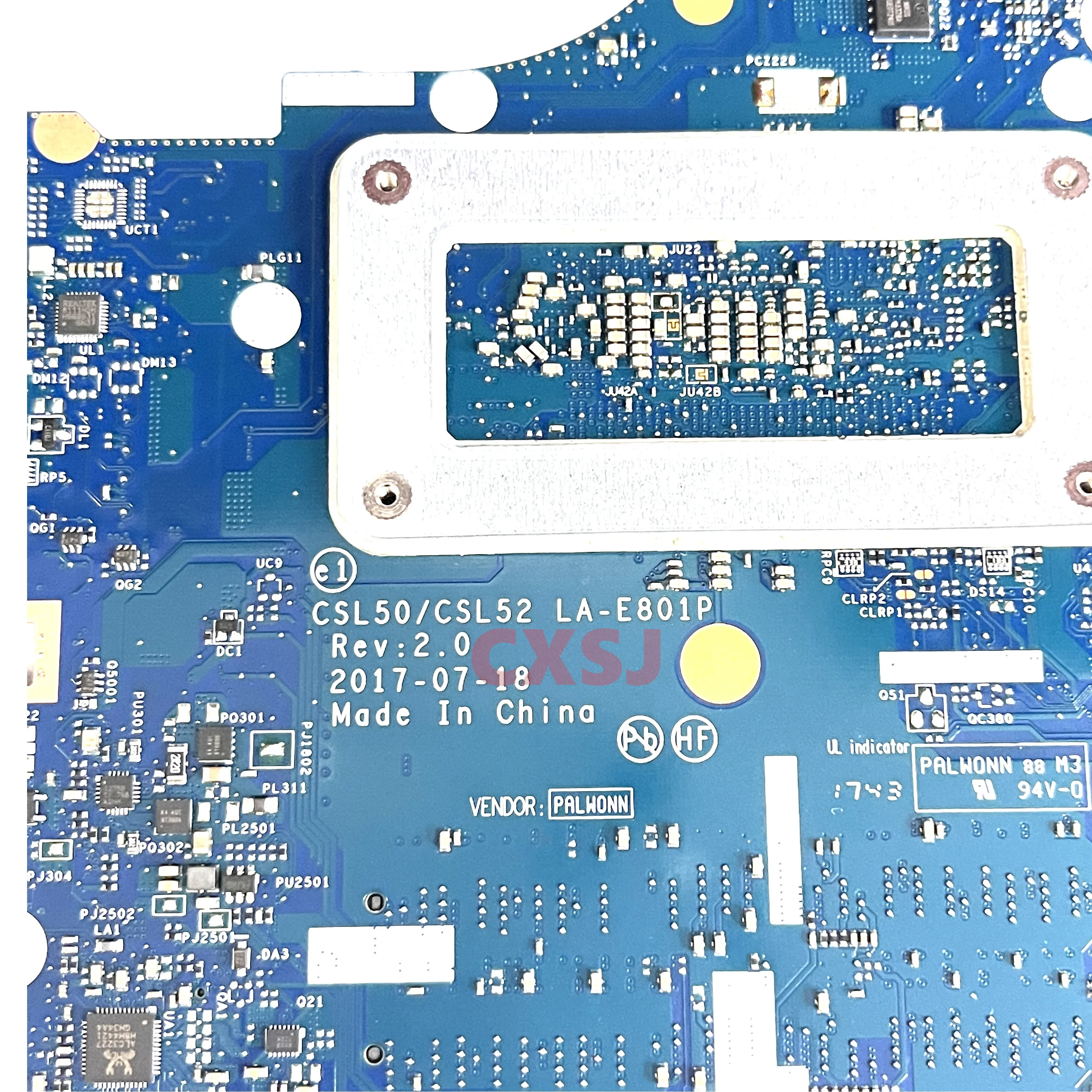 Imagem -03 - Laptop Motherboard para hp Pavilion La-e801p La-e802p para hp Pavilion 15-bs 250 g6 Cpu I37020u I5-7200u I7-7500u I58250u I79550u Uma Ddr4 Cpu