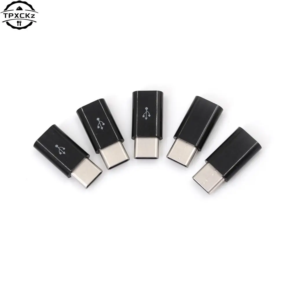 5pcs/lot USB 3.1 Type-C Male Connector to Micro USB 2.0 5Pin Female Data Adapter Converter USB Type C Adapter Best Price