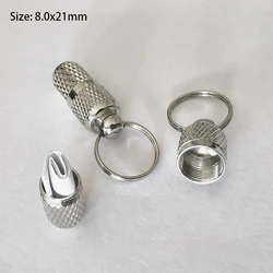 Tubo de armazenamento para cães e gatos, mini placa anti-perda com nome, endereço do animal de estimação, etiquetas de identificação, colar de metal, pit