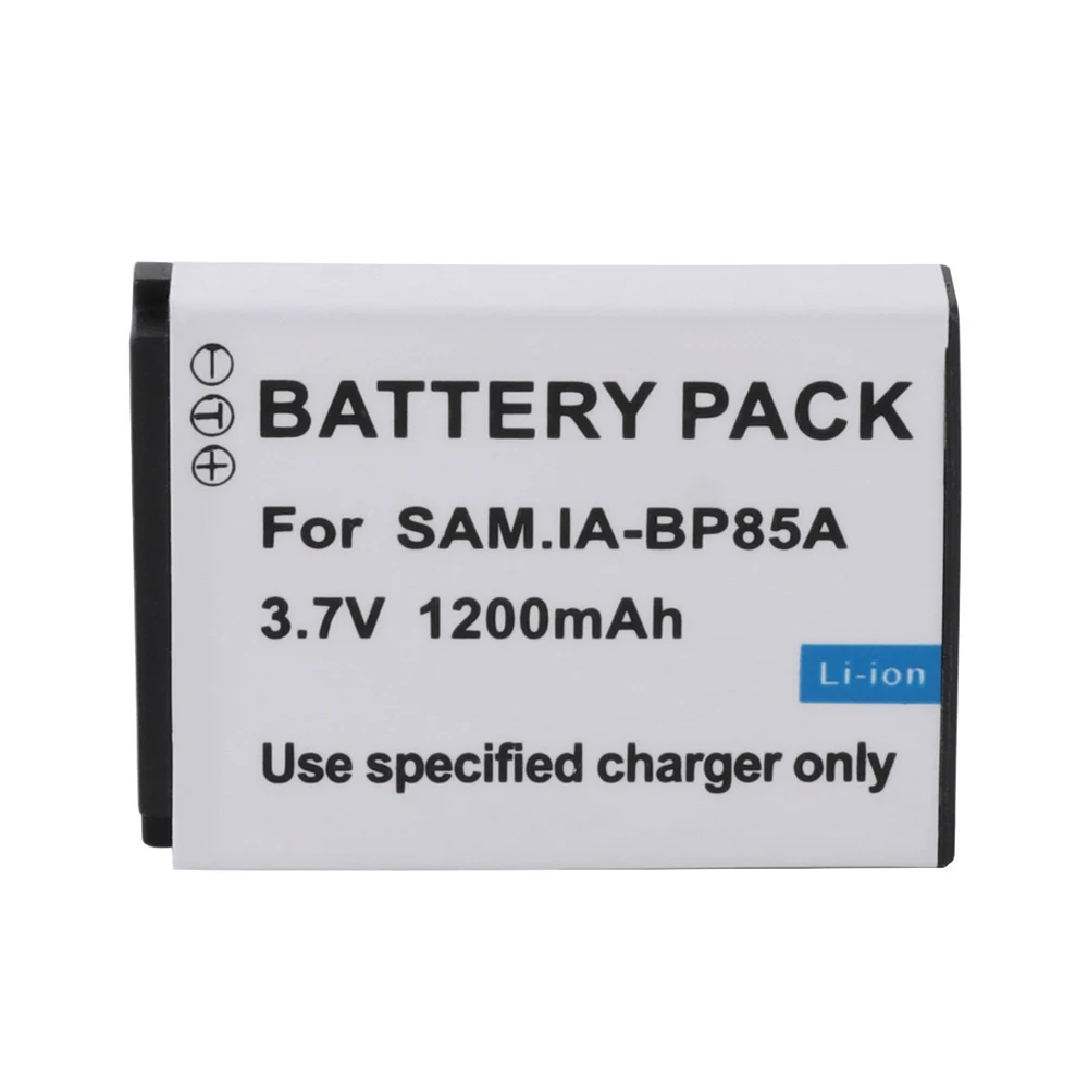 New 3.7V 1200mAh Lithium Rechargeable Battery Pack High Quality Camera Li-ion Batteries Cell For SAMSUNG BP85A PL210 SH100 WB210