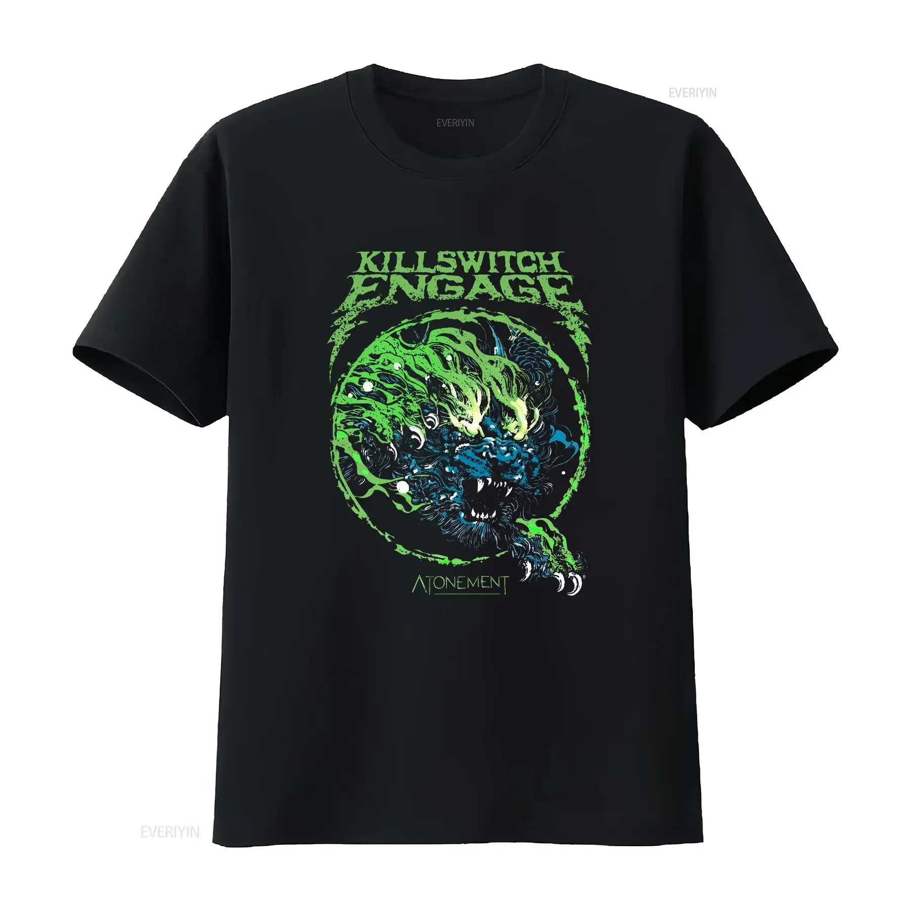 Killswitch Engage Atonement Circle Album Art Metalcore Band T Shirt 95141077 vintage Washed graphic Soft designer clothes