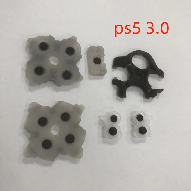 30ชุดสำหรับ Ps5 V3ตัวควบคุม3.0แผ่นซิลิโคนกาวนำไฟฟ้าแผ่นรองปุ่มแผ่นยางแผ่นดี-แพด30ชุด