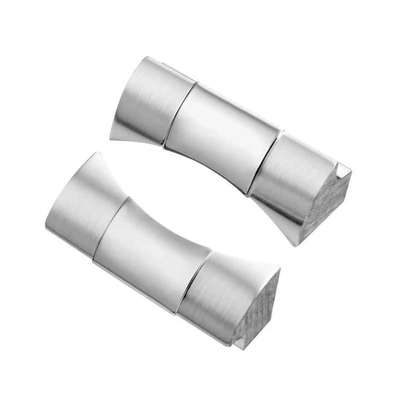 Enlace de Metal de 20, 21 y 22mm para Tudor 1958, correa de goma M79363, adaptador curvo de acero inoxidable sólido, conector de Bahía negra de 41mm