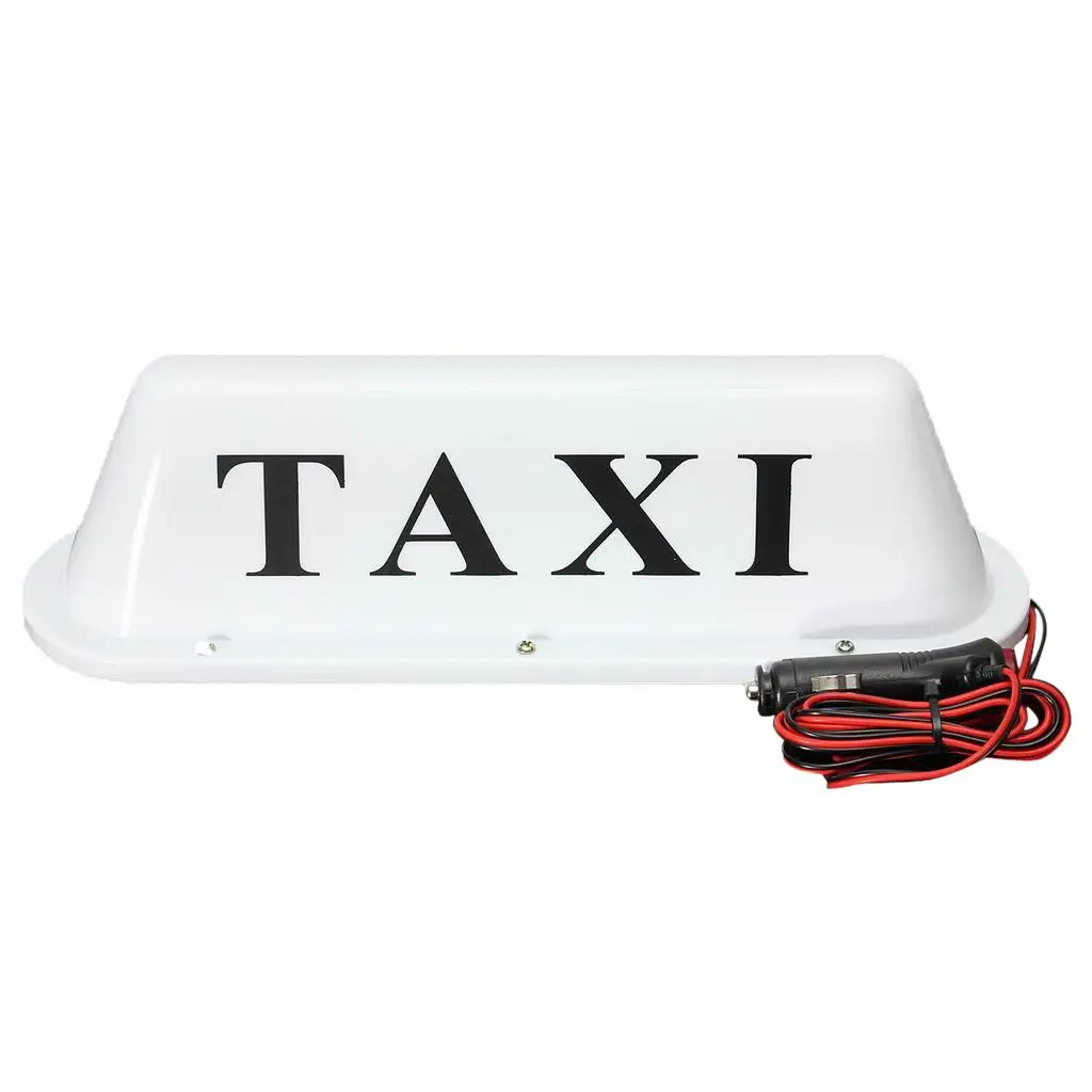 1 Piece Car Vehicle Taxi Cab LED Sign Lamp Shell Base Taxi Cab Sign Lamp