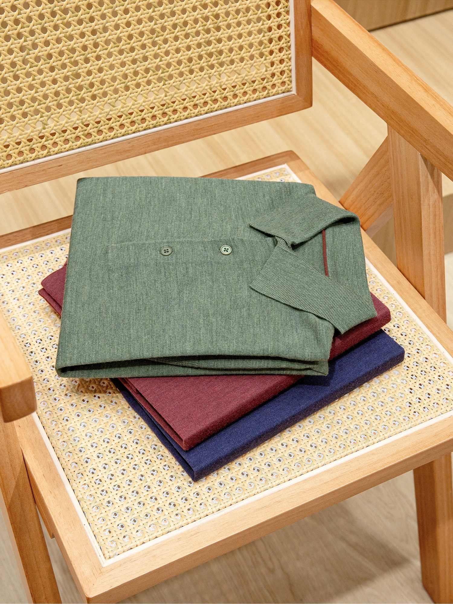 Premium Quali 00 Woolen Knitted Casual Collared Sweater Thin Sle Men's Busin Casual Faion Dploid Youth Long Sve