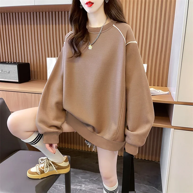 Sudaderas con cremallera para mujer, puños diarios, ropa juvenil con letras abstractas de Sherpa, dobladillo acanalado, ropa lavable reductora de edad para otoño