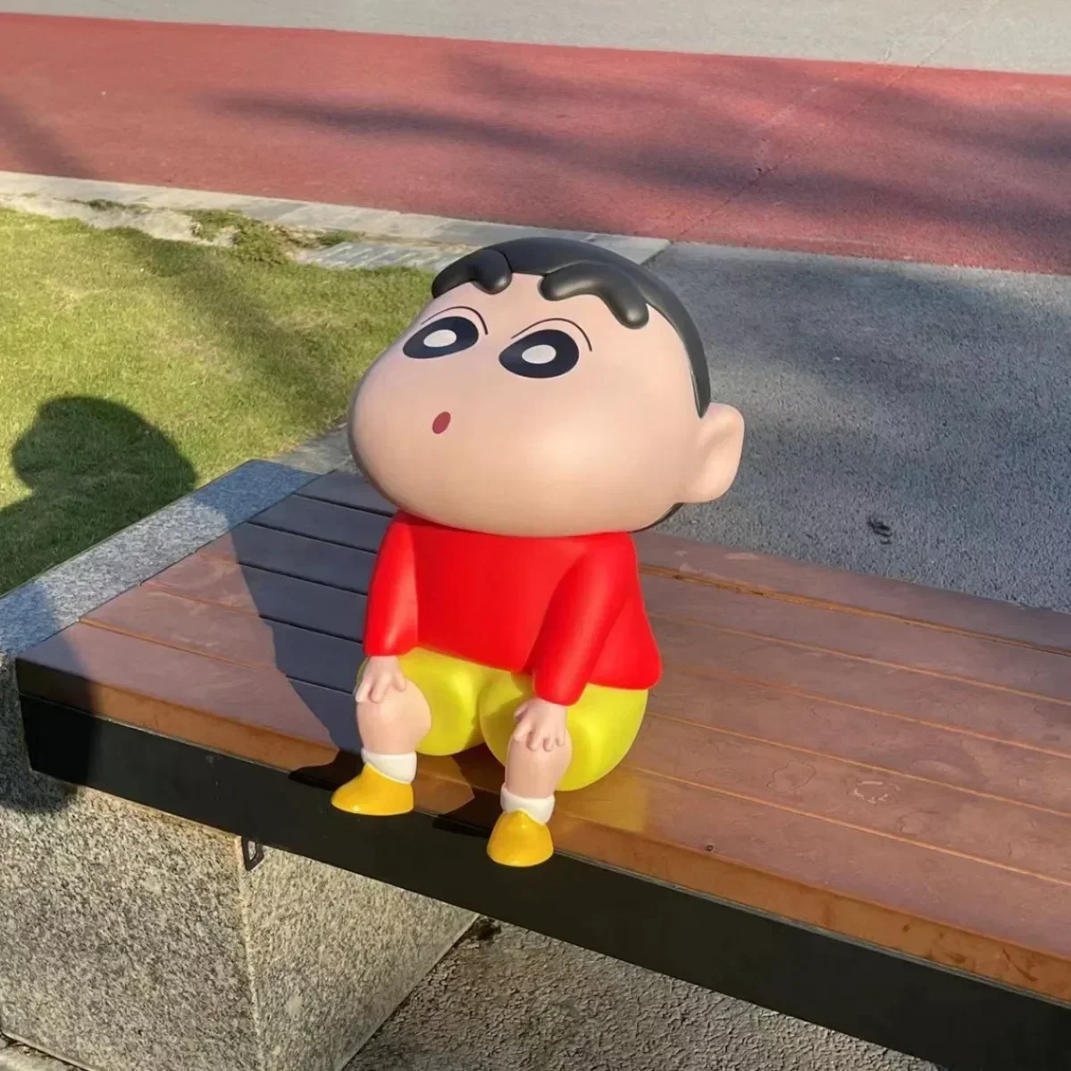 

New Sitting Position Crayon Shin-Chan Cartoon Figure Extra Large Living Room Office Desktop Ornaments Trendy Peripheral Toys