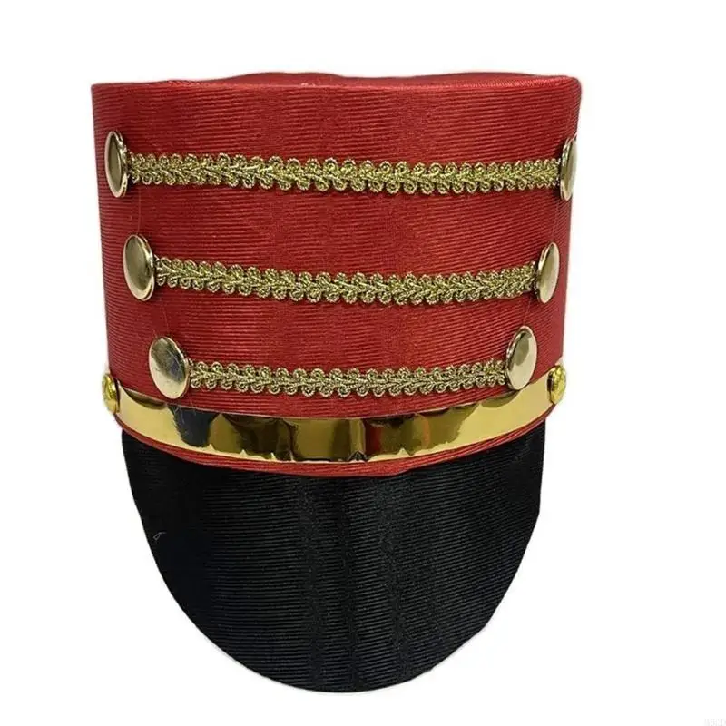 M6CD Stylowy kapelusz Dziadek do orzechów Wysoki kapelusz Odporny na pot Kapelusz wiatroszczelny Kapelusz ochronny Casualowy dla