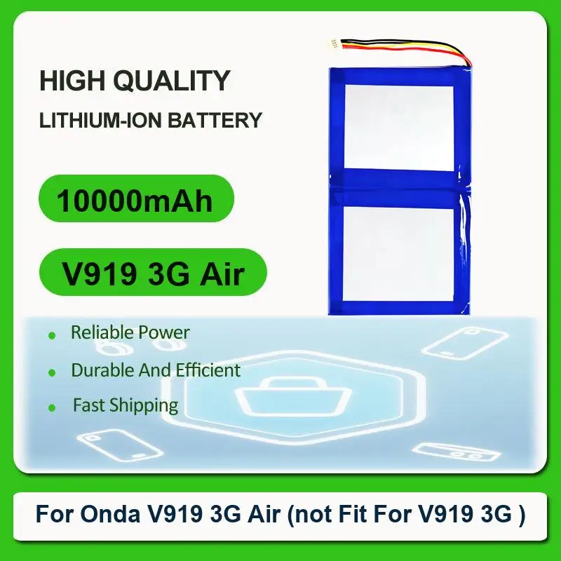 Аккумулятор для Onda OBook 11, OBook11, V989, V975I, V975W, 5-контактный, V891w, CH OI104, V820W, 3095105, V919 3G Air (не подходит для OI102, OI102.5)
