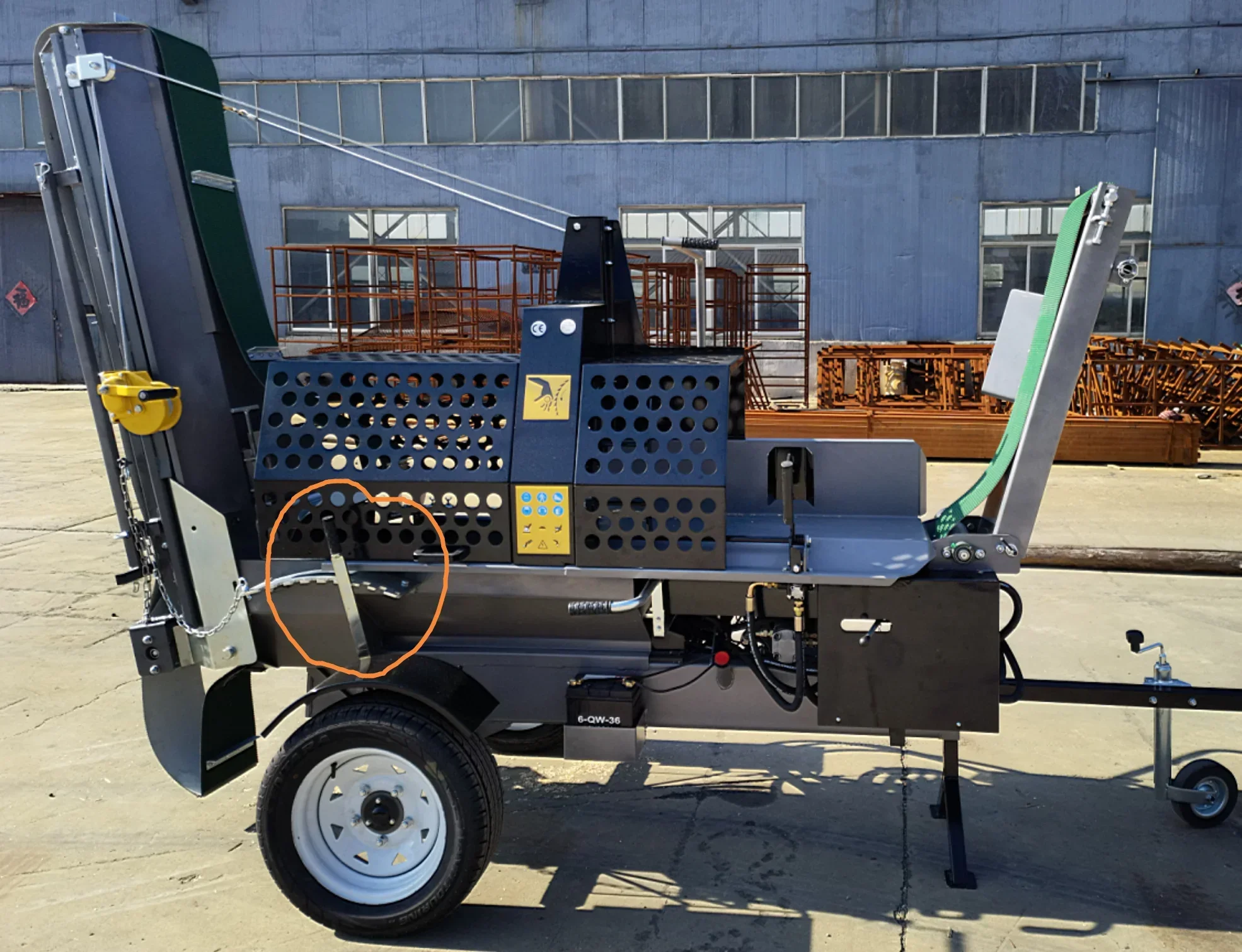 Customized High Quality Forestry Machinery 20ton Firewood Processor Tree Cutting