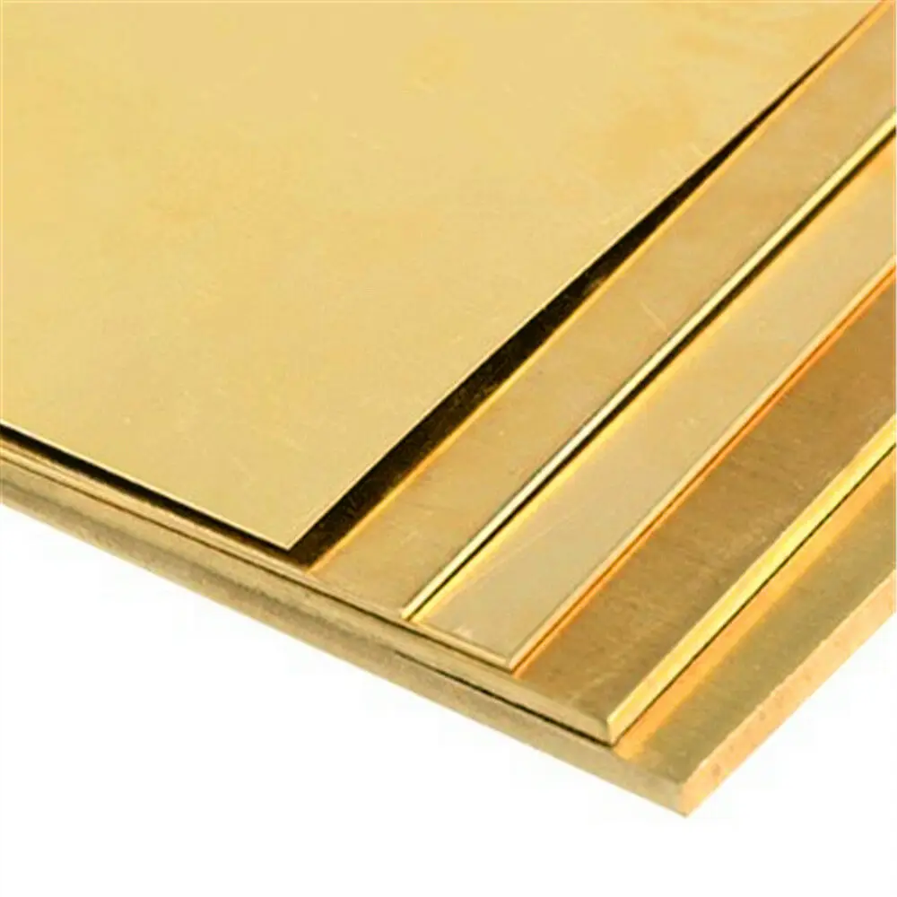 1PC H62 Brass Strip Copper Sheet Foil 150 x 150 x 1mm 2mm 3mm Metal Thin Plate Latten