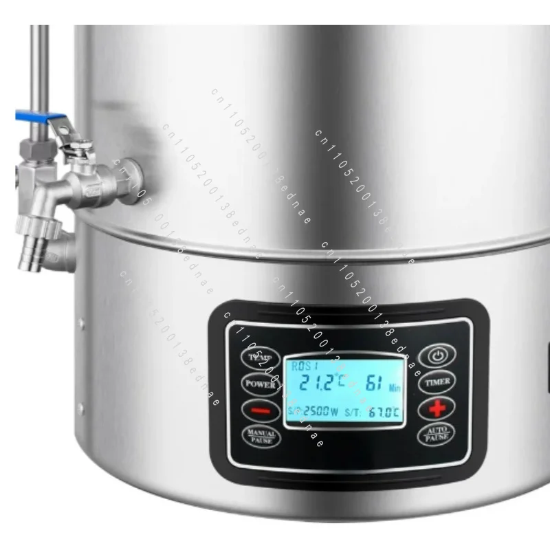 Home Brewing Fermentation Tank Beer Craft Brewery  Stainless Steel Conical Tank 30 Liters