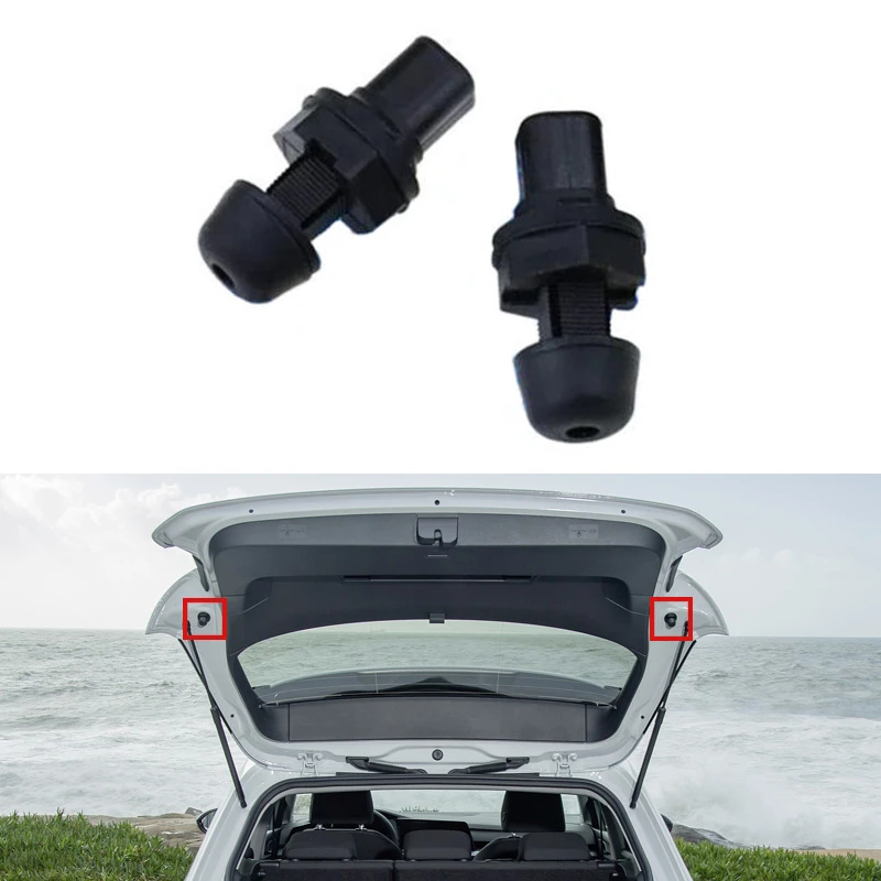 Car Rear Boot Rubber Cushion Block Tailgate Trunk Adjustable Stop Buffer For VW Scirocco MK3 Fox Polo Virtus 2018+ 1K8827761D