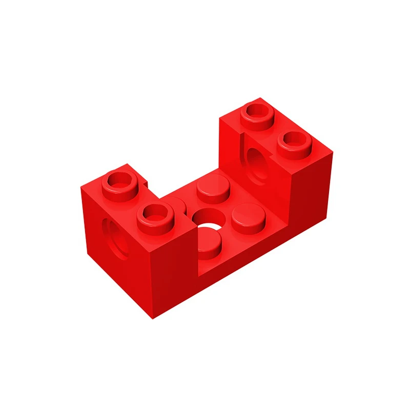 Gobricks GDS-1174 Técnico, Tijolo 2 x 4 x 1 1/3 com 2 x 2 Furos e Recorte Presentes compatível com lego 18975 26447 DIY