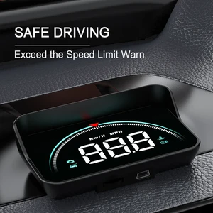WYING-Car على الزجاج الأمامي ، تحذير السرعة الزائدة ، إلكتروني تلقائي ، مقاييس درجة حرارة الماء ، OBD2 ، OBD ، M8 ، جديد أعلى 8 مقياس درجة حرارة كتلة المحرك للمبيعات - No8