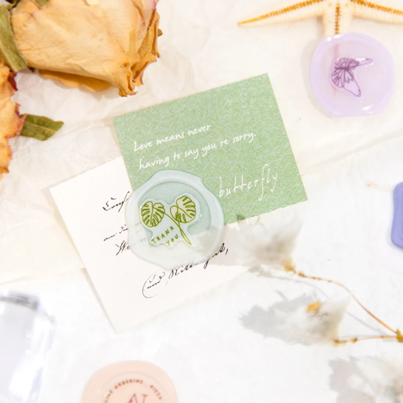 12packs/LOT Candy cycle series retro message PVC sticker