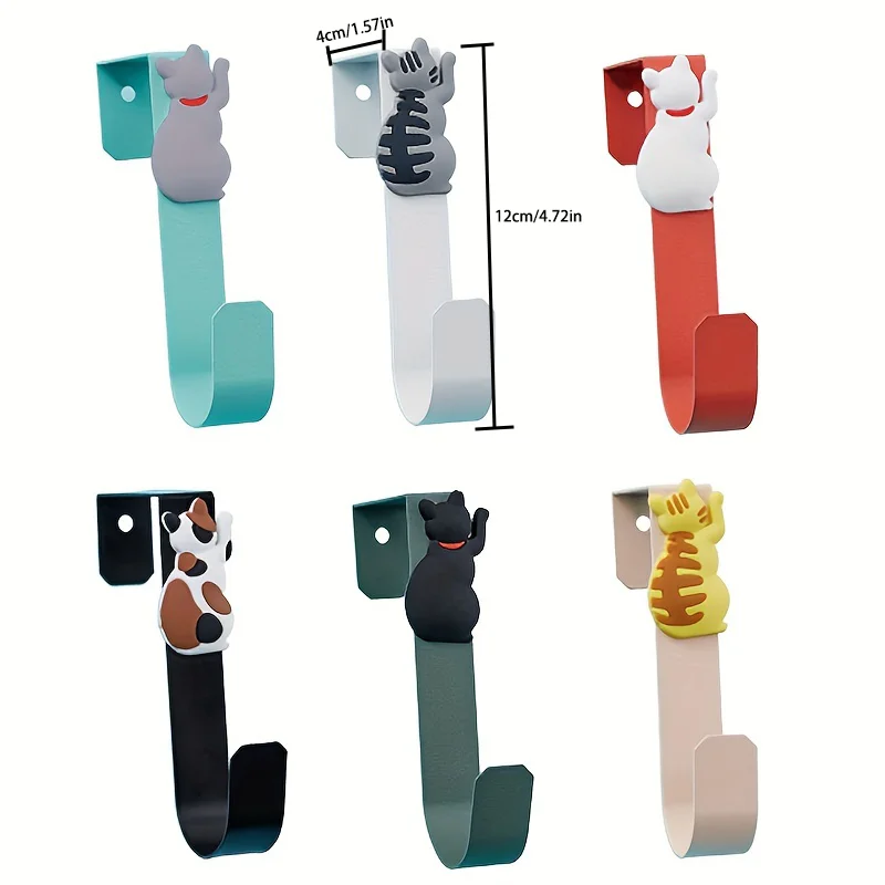 Over-the-Door Hook Closet Storage Rack No-Drill Bedroom Coat And Hat Hooks Door-Mounted Clothes Organizer for Bedroom