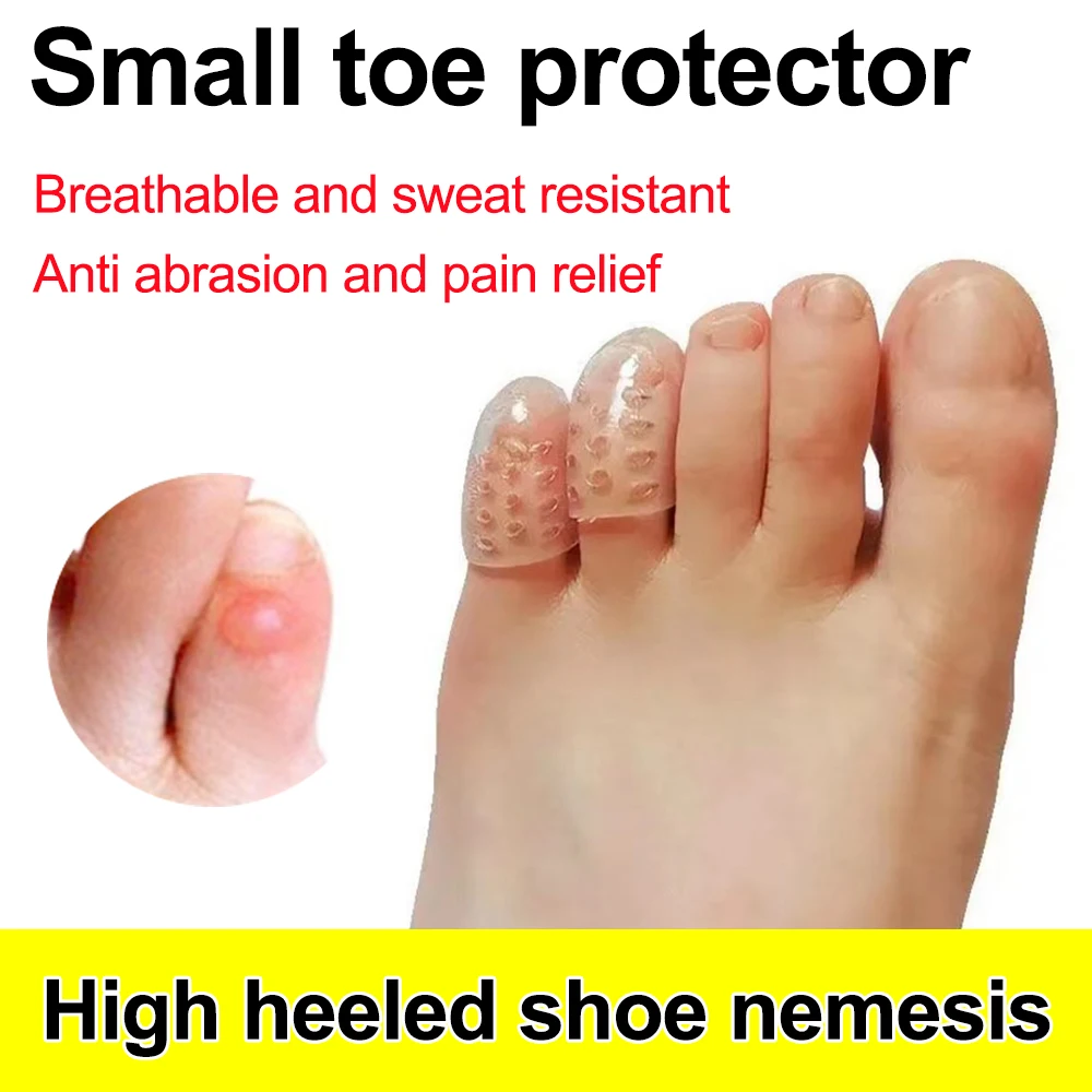 

10Pcs Toe Protector Thumb Care Silicone Soft Breathable Foot Corns Blisters Toe Cap Cover Finger Protection Relief Pains