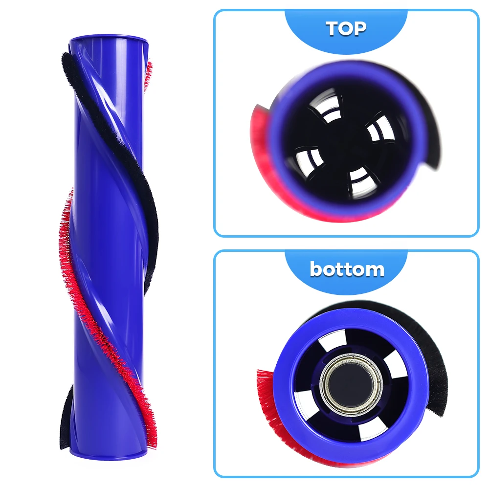 ل دايسون V6 V7 V8 V10 V11 فرشاة لفة استبدال متوافق اللاسلكي فرشاة تنظيف رئيس فرشاة بار الأسطوانة جزء استبدال عدة