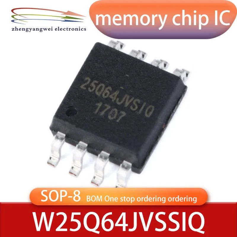 100PCS XT25F32B XT25F64B W25Q64JVSSIQ SOP8 Original memory chip IC